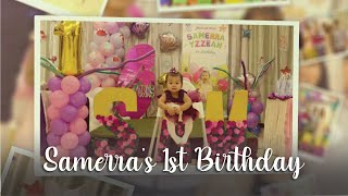 Samerra’s 1st Birthday Party  Chowking Dubai UAE [upl. by Nelag]