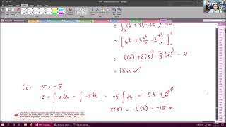 Matematik Tambahan KSSM Tingkatan 5  Latihan Aplikasi Kinematik Gerakan Linear [upl. by Thomajan]