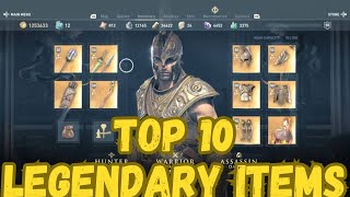 Top 10 Items You Must Have in Assassins Creed Odyssey [upl. by Eppie]