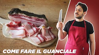 COME PREPARARE IL GUANCIALE IN CASA  come fare il famoso salume in casa  Difensore del Focolare [upl. by Hsihsa]