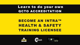 Learn to do your own QCTO accreditation when you become an INTRA™ Health amp Safety Licensee [upl. by Chari372]