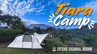 TIARA CAMP  KABUTNYA PARAH Camping Ground paling terkenal di Bogor benar bagus atau overrated [upl. by Gerrie]