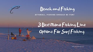 3 Best Mono Fishing Line Options For Surf Fishing [upl. by Filia]