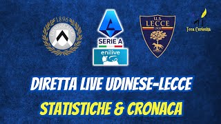 ⚪⚫ Udinese  Lecce 🟡🔴 in diretta live con statistiche e cronaca in tempo reale ⚽ 🥅 [upl. by Qiratla182]