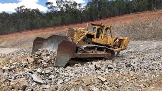 Bulldozer in action at Willans Hill [upl. by Fermin564]