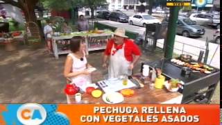 Pechugas rellenas con vegetales asados [upl. by New]