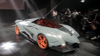 NEW Lamborghini Egoista unveiled to the Lamborghini 50th Anniversary [upl. by Adgam]