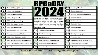 RPGaDay 2024  Day 5 RPG with Great Writing Crown and Skull [upl. by Agustin]