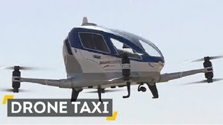 Les taxisdrones font monter à bord leurs premiers passagers [upl. by Jehiel]