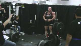 Stan Efferding 825 pound competition deadlift weighing 272 pounds [upl. by Joanne321]