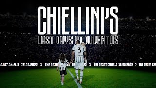 Inside Giorgio Chiellinis last matches at Juventus  Behind the scenes [upl. by Aramoy263]