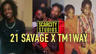 21Savage Pays Respects To British Brother TM1Way Who Was Killed In BrixtonUk musicnews [upl. by Eolhc]