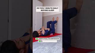 Easy 1 Minute Daily Exercise Before Sleep shorts [upl. by Ayar]