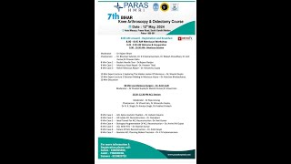 7th Bihar Knee Arthroscopy amp Osteotomy Course [upl. by Aryt]