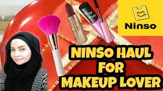 NINSO Haul untuk Makeup Lover [upl. by Ketty]