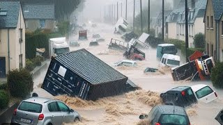 Italy floods again chaos occurs in Ischia Napoli [upl. by Gorrian]