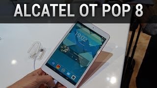 Alcatel One Touch Pop 8 prise en main au CES 2014  par TestMobilefr [upl. by Rapp]