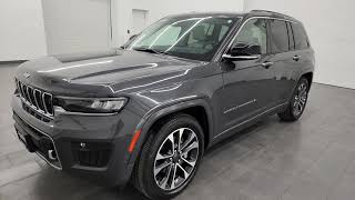 2023 JEEP GRAND CHEROKEE OVERLAND LOADED BALTIC GRAY 4K WALKAROUND 23J179AA SOLD [upl. by Thrift804]