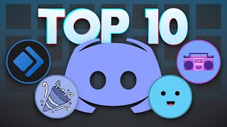 Top 10 BEST Discord Bots to use in your server 2020 Guide [upl. by Labors]