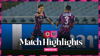 Match Highlights  East Bengal vs Kerala Blasters FC  ISL 10 [upl. by Annawyt]