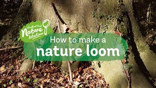 Nature loom  woodland activity for kids  Nature Detectives [upl. by Stanislas]