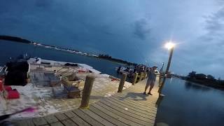 Cherrystone Campground Fishing for Striper [upl. by Lucila]