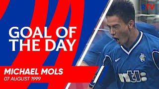 GOAL OF THE DAY  Michael Mols v Hearts 1999 [upl. by Miltie969]