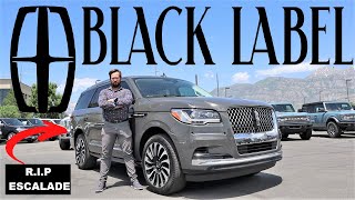 NEW Lincoln Navigator Black Label Better Than The Escalade [upl. by Ahsener936]