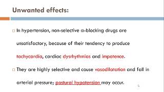 10 Adrenoceptor Blocking Drugs [upl. by Witherspoon99]