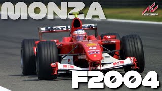 F1 Onboard F2004 at MONZA Assetto Corsa [upl. by Fasano]