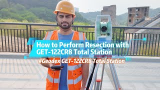 How to Perform Resection with GET 122CR8 Total Station [upl. by Alyaj]