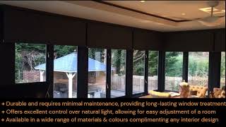 Features Of Motorised Roller Blinds [upl. by Ytnom]