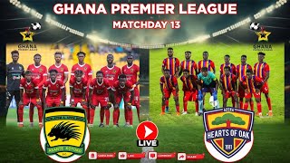 Ghana Premier League Asante Kotoko vs Accra Hearts of Oak Live [upl. by Arawaj]