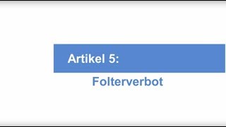 Menschenrechte Folterverbot mit UT [upl. by Emma]