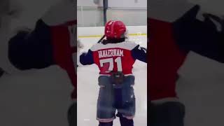 I scored a Michigan hockey nhl icehockey michigan trickshots hockeytrick nfl fyp [upl. by Mahgirb]