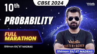 Probability Full Marathon  Class 10  CBSE 2024 🔥 Shimon Sir [upl. by Ainehta189]