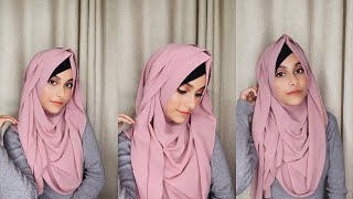 Easy and Unique Hijab Style for All kind of Occasions  Noshin Nower 🌸 [upl. by Yeneffit]