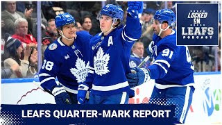 Toronto Maple Leafs quartermark report Utah Hockey Club come to town [upl. by Ciryl822]