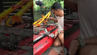 11DIY CATAMARAN kayak  Freewheel and shaft for kayak pedal drive 🛶⛵️ [upl. by Nuahsak104]