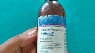 Codeine Phosphate amp Triprolidine Hydrochloride Syrup Wallrex  T Syrup Benefit in hindi [upl. by Akcinehs277]