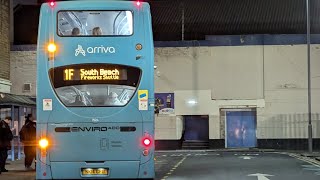 arriva Northumbria 7525 NK14GFV ADL E400 Trident 2 X7 Newcastle [upl. by Horatius]