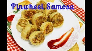 Pinwheel Samosa  Samosa Pinwheels  Aloo Bhakarwadi Recipe by Priyanka Rattawa [upl. by Airla842]