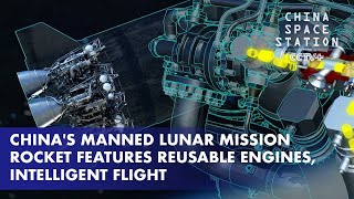 Chinas Manned Lunar Mission Rocket Features Reusable Engines Intelligent Flight [upl. by Tuinenga811]