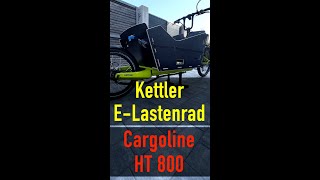 Kettler ELastenrad Cargoline HT 800 Shorts [upl. by Eimmaj987]