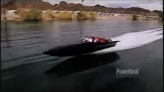 Powerboat tests the Vector V280R quotBatBoatquot [upl. by Bradley896]