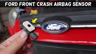 FRONT CRASH IMPACT AIR BAG SENSOR LOCATION ON FORD FORD AIRBAG SENSOR [upl. by Urian55]