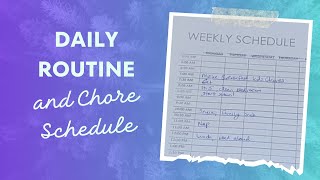 Our Daily Routine and Chores  How I Plan My School Year Part 4  Secular Homeschool Resources [upl. by Lud]