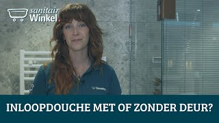 Inloopdouche met of zonder deur [upl. by Bilicki]