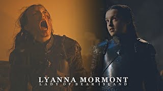 Lyanna Mormont  Lady of Bear Island 8x03 [upl. by Ydorb]