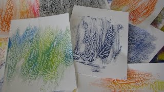 Dendritic Monoprinting [upl. by Attenev]